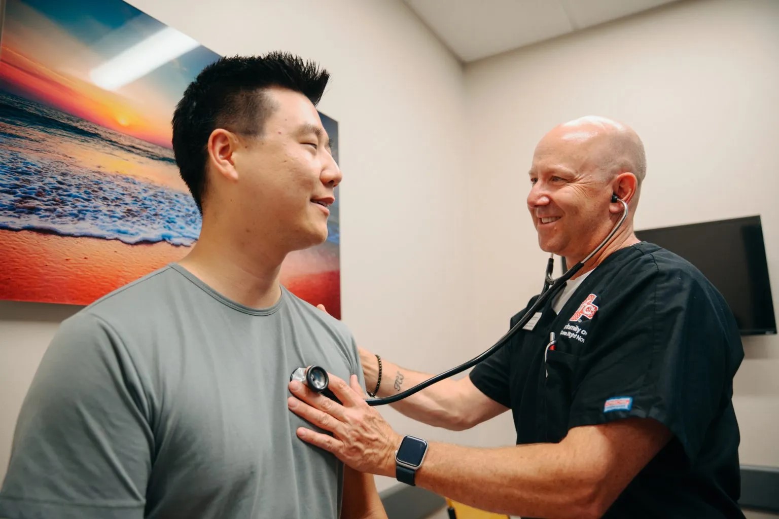 Patient receiving Immigration Physical at AFC Fort Collins