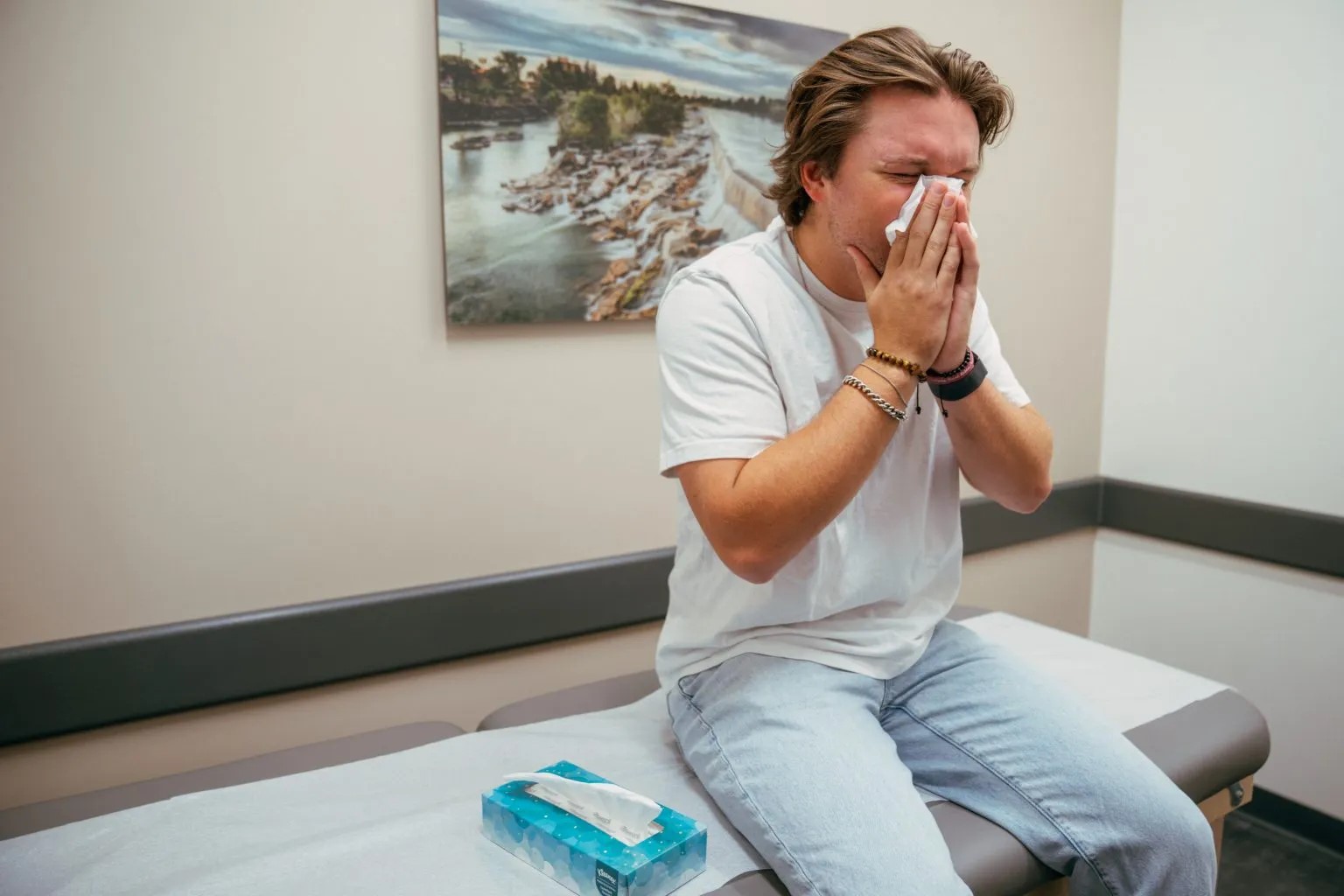 Patient with seasonal allergies at AFC Fort Collins