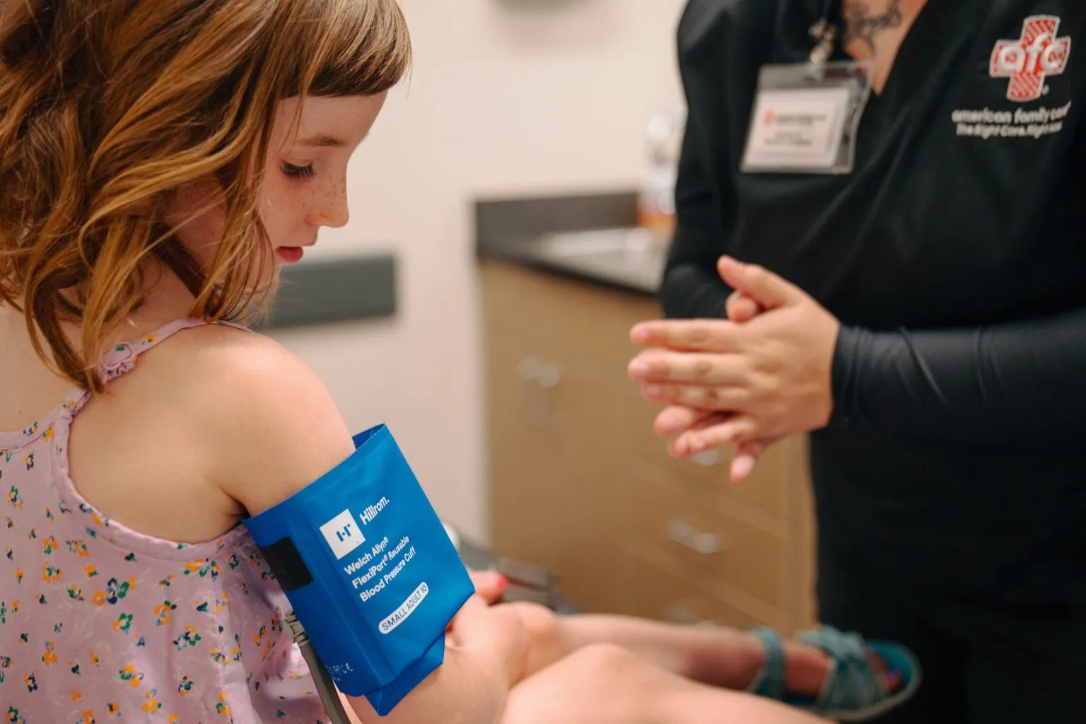 Young Girl Receiving Care at AFC Fort Collins