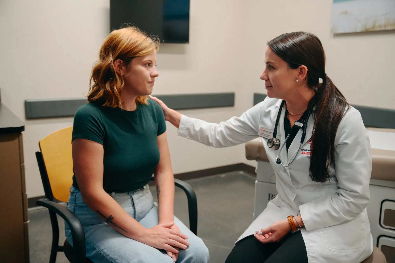 Patient receiving STD Testing at AFC Fort Collins